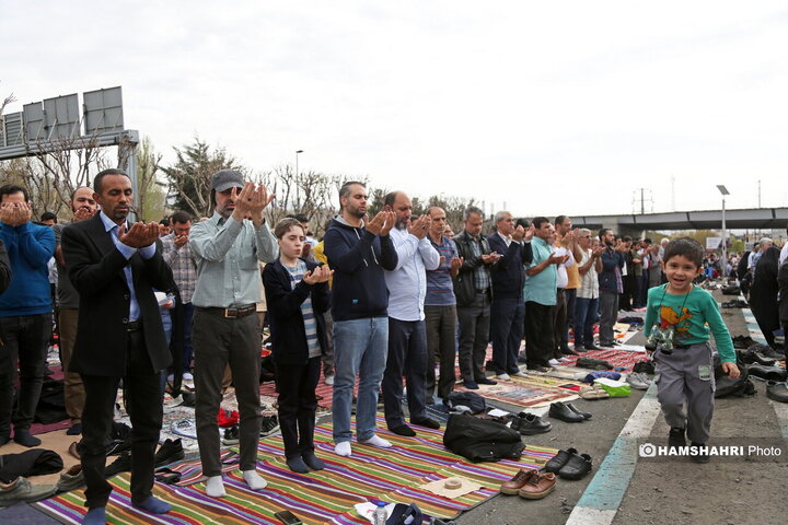 نماز عید فطر در مصلی امام خمینی