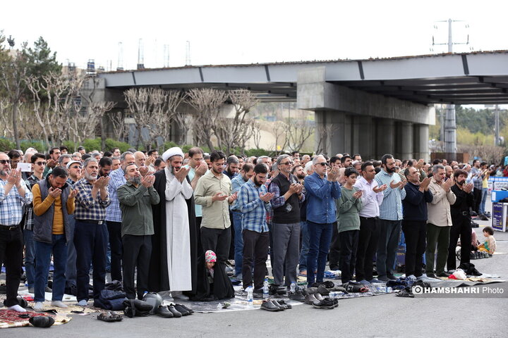 نماز عید فطر در مصلی امام خمینی