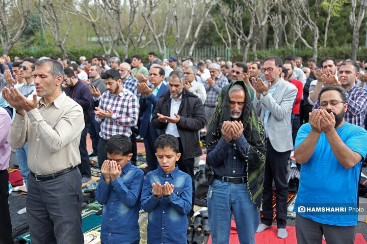 نماز عید فطر در مصلی امام خمینی