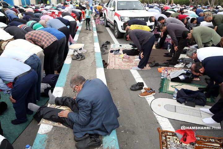 نماز عید فطر در مصلی امام خمینی