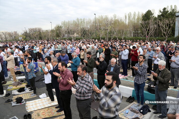 نماز عید فطر در مصلی امام خمینی