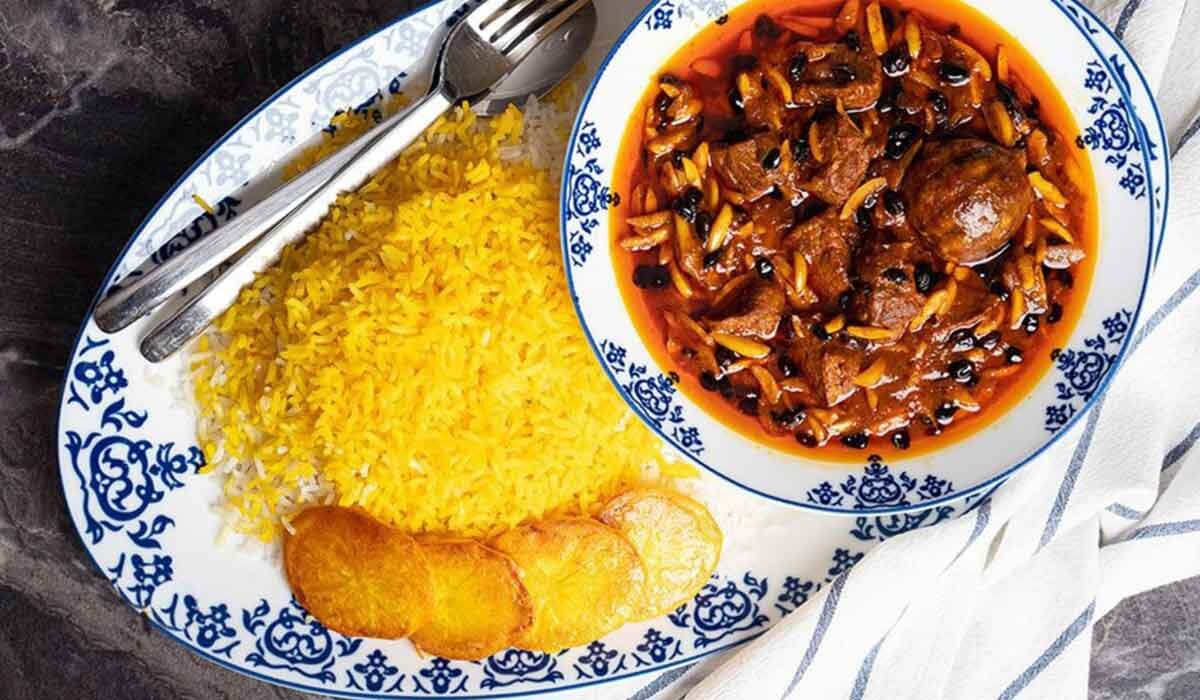 طرز تهیه خورشت خلال خوشمزه و مجلسی کرمانشاهی