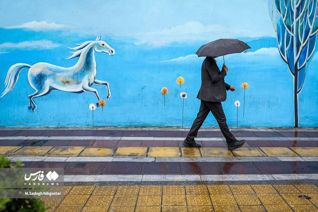 تهران تا شنبه بارانی است | ورود سامانه بارشی جدید از دوشنبه