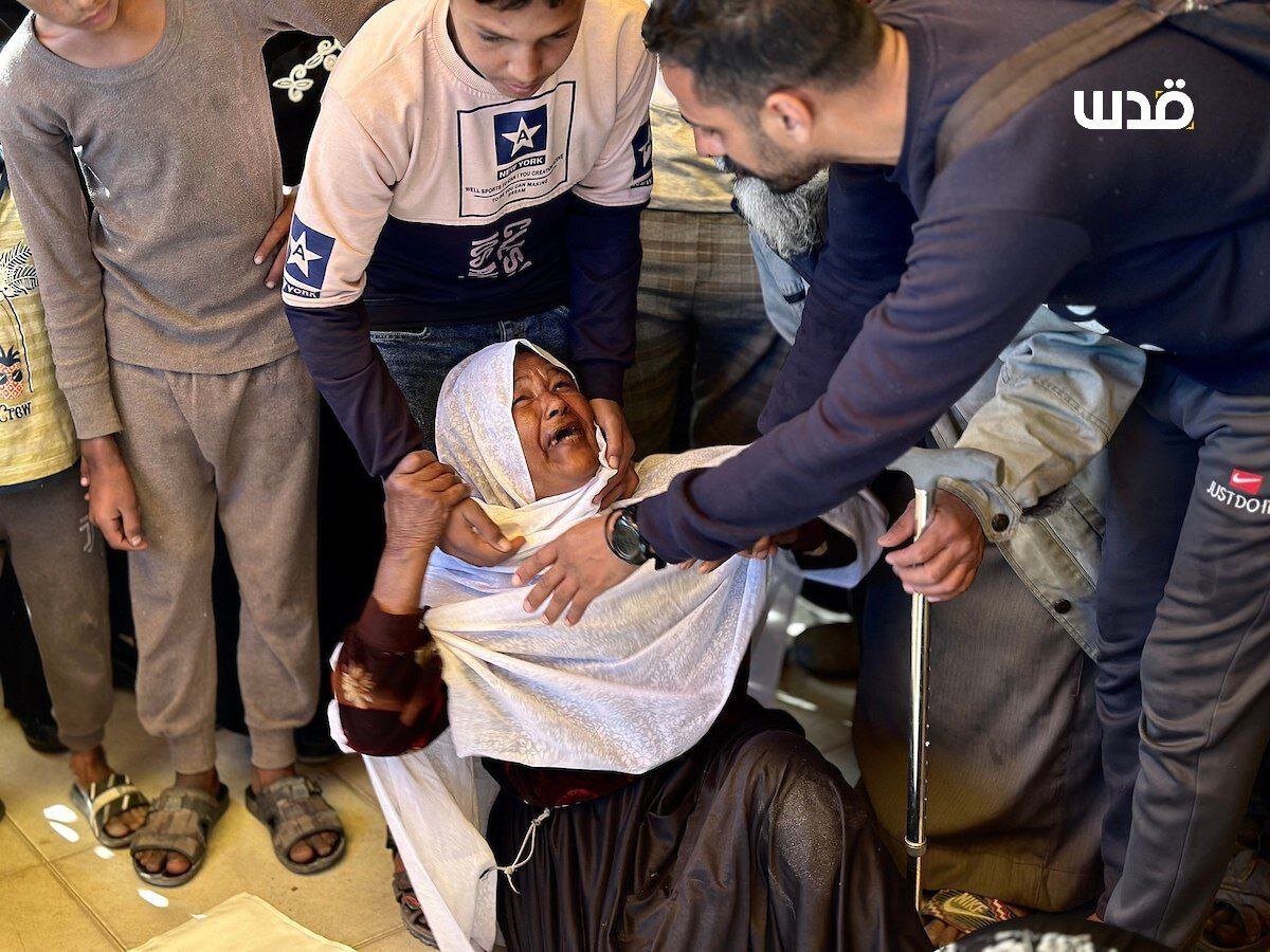 وداع دردناک مادران فلسطینی با شهیدانشان | تصاویر