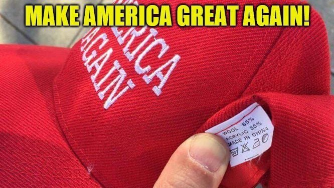 «ساخت چین made in china » آبروی ترامپ را برد! + ویدئو