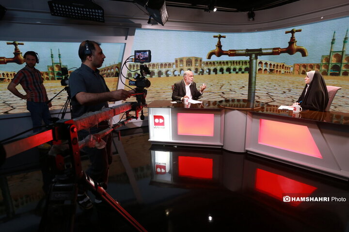 میزگرد تنش آبی اصفهان و یزد در همشهری تی وی