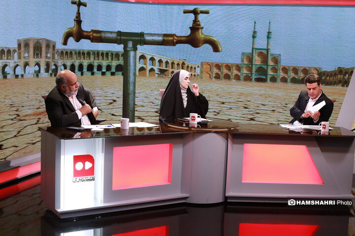 میزگرد تنش آبی اصفهان و یزد در همشهری تی وی