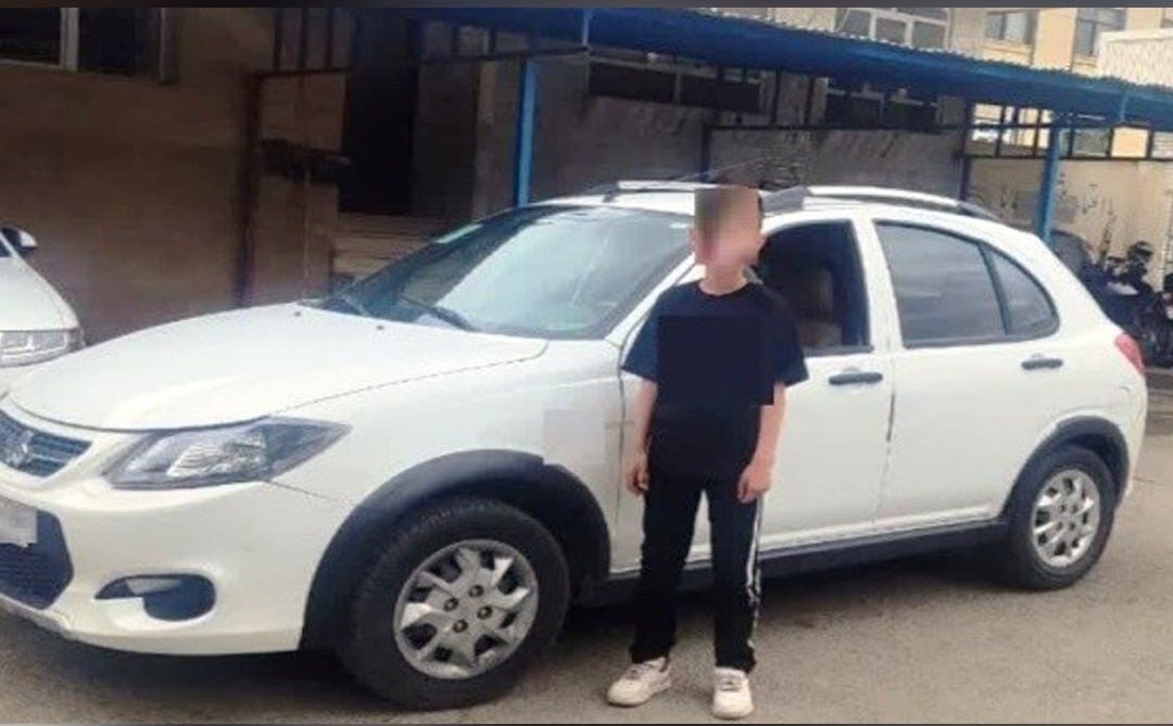 توقیف کوئیک با راننده ۸ساله در خمینیشهر! + عکس