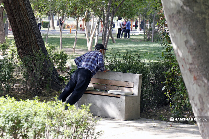 ورزش شهروندان در بوستان قائم