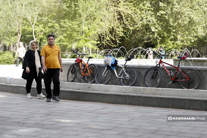 ورزش شهروندان در بوستان قائم