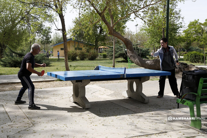 ورزش شهروندان در بوستان قائم