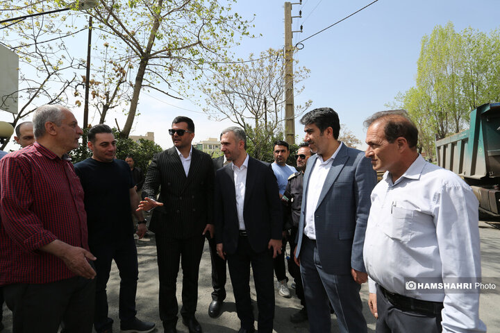 گشایش خیابان آبشار فرحزاد