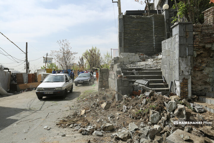 گشایش خیابان آبشار فرحزاد