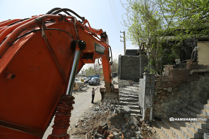 گشایش خیابان آبشار فرحزاد