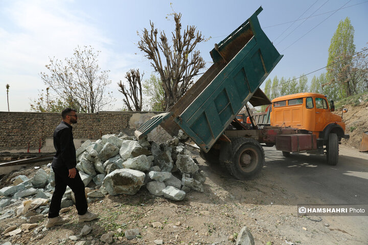 گشایش خیابان آبشار فرحزاد