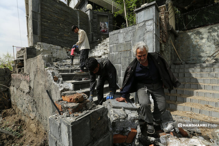 گشایش خیابان آبشار فرحزاد