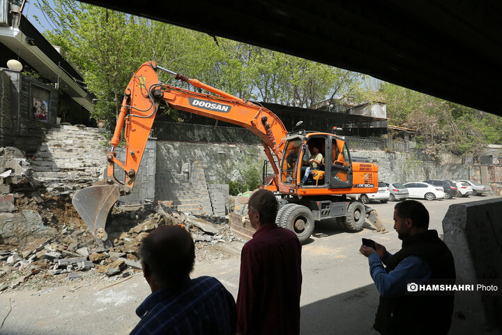 گشایش خیابان آبشار فرحزاد