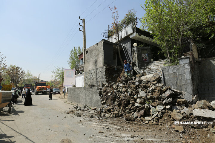 گشایش خیابان آبشار فرحزاد