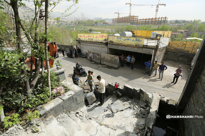 گشایش خیابان آبشار فرحزاد