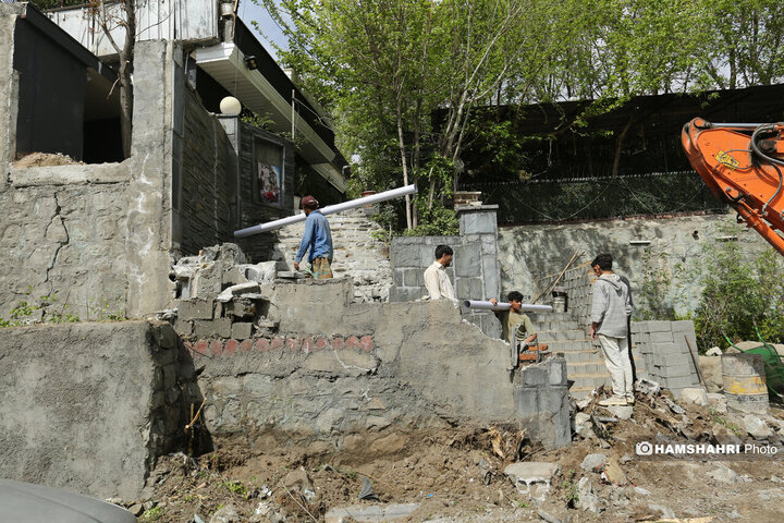 گشایش خیابان آبشار فرحزاد