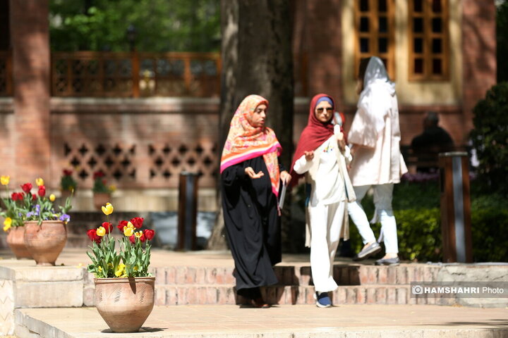 باغ گل لاله در پارک ایرانی