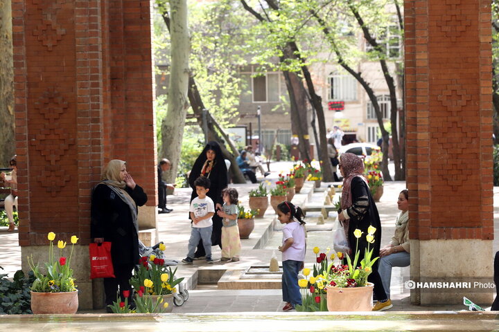 باغ گل لاله در پارک ایرانی