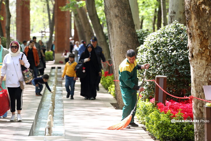 باغ گل لاله در پارک ایرانی