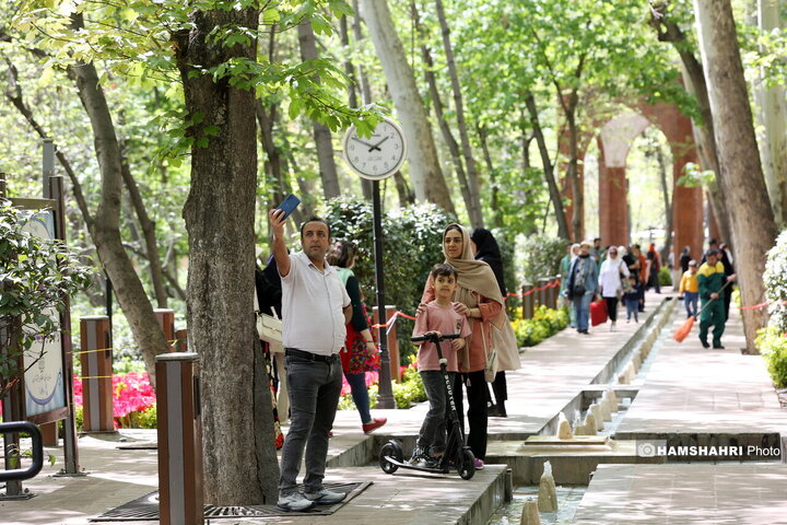 باغ گل لاله در پارک ایرانی