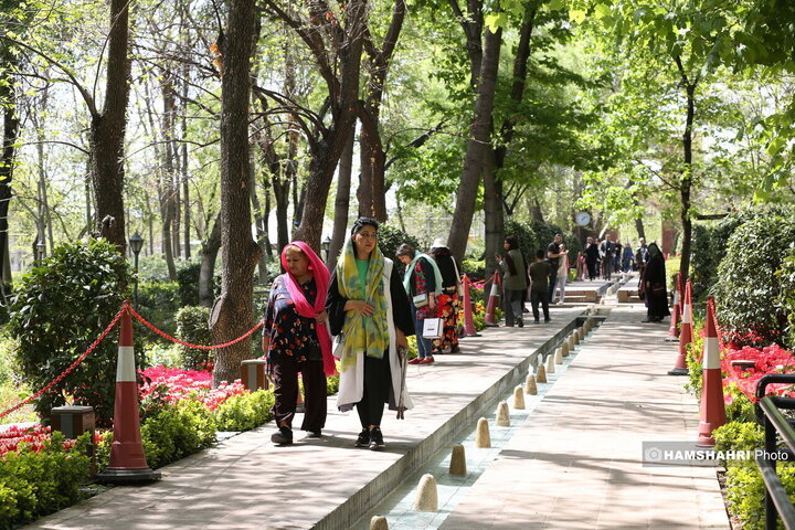 باغ گل لاله در پارک ایرانی