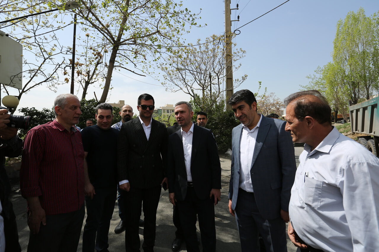 گشایش خیابان آبشار فرحزاد