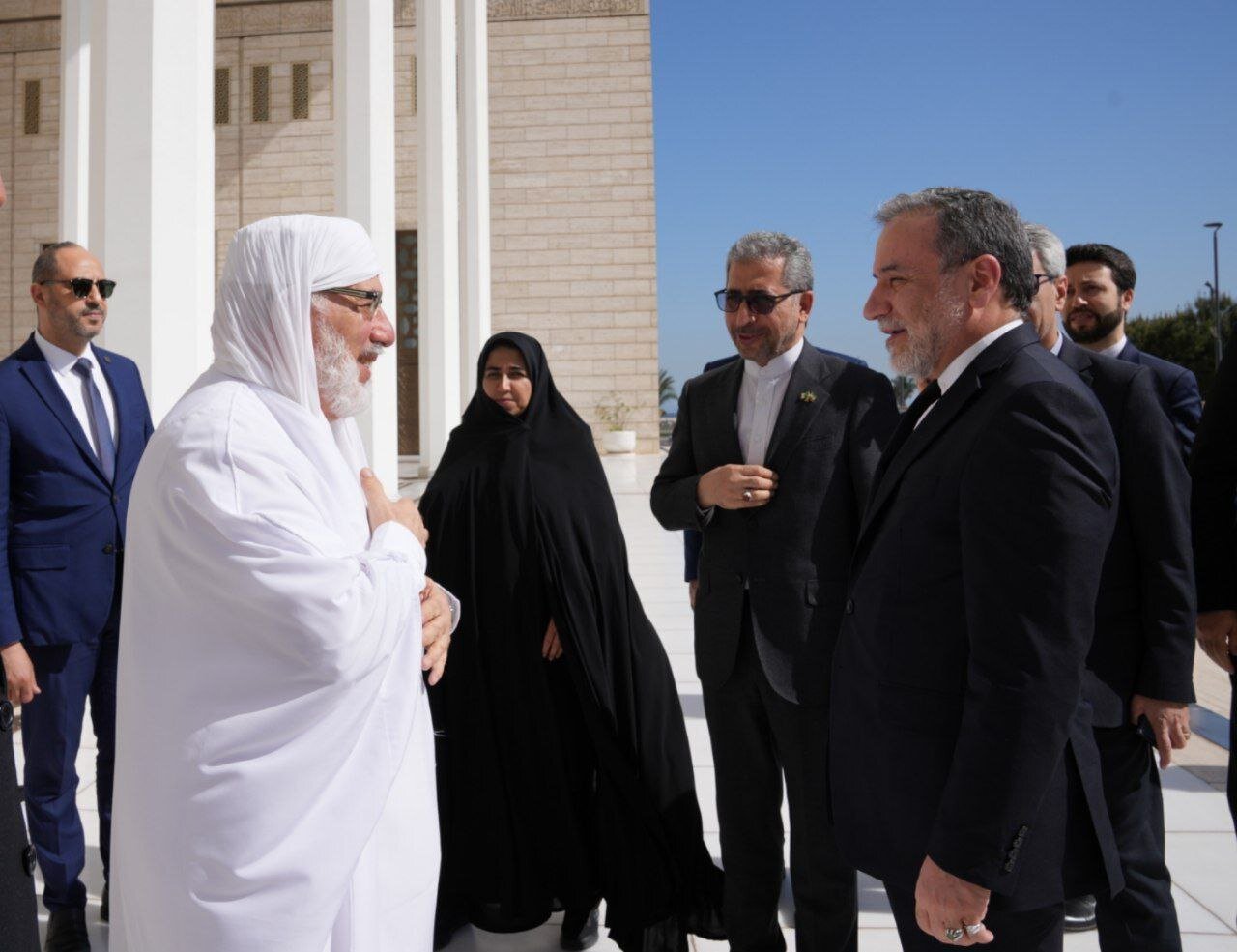 سید عباس عراقچی در مسجد جامع کبیر الجزایر | تصاویر
