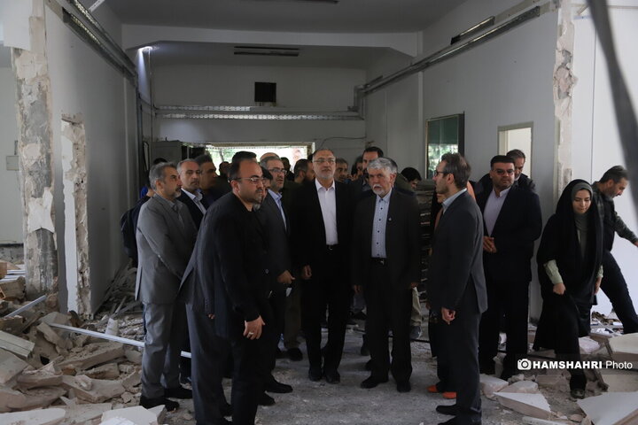 بازدید از پروژه پردیس تئاتر