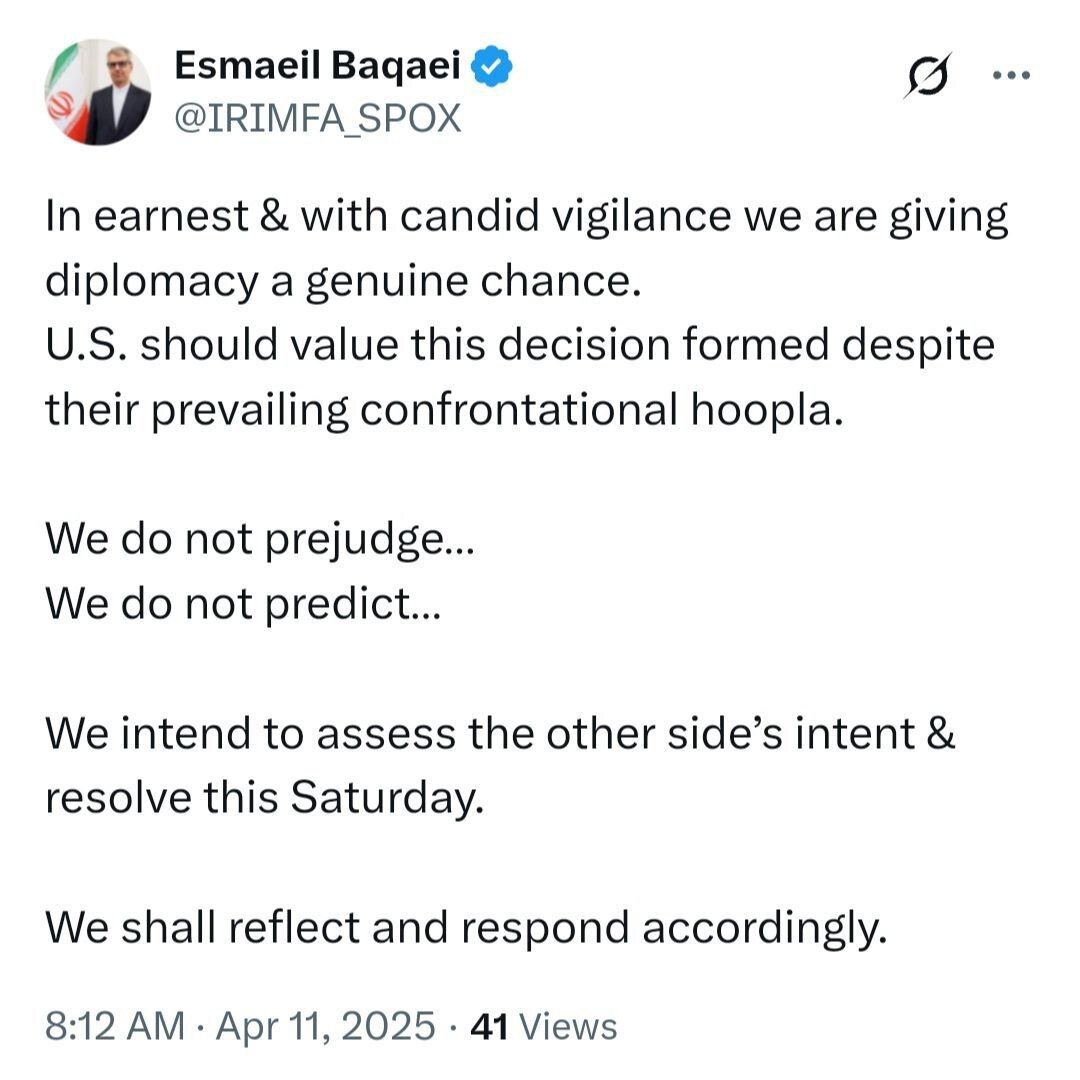 آزمونی برای سنجش نیت و جدیت آمریکا + عکس