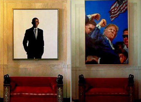 ترامپ عکس خود را جایگزین اوباما کرد!