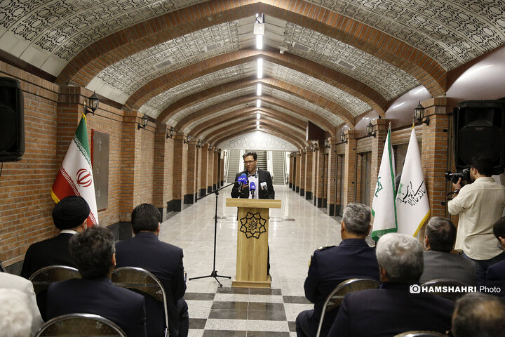 افتتاح زیر گذر وپیاده راه چهار راه گلوبندک