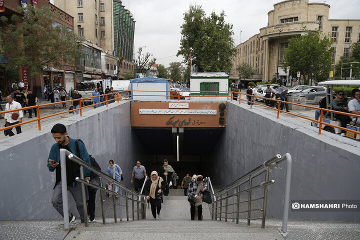 افتتاح زیر گذر وپیاده راه چهار راه گلوبندک