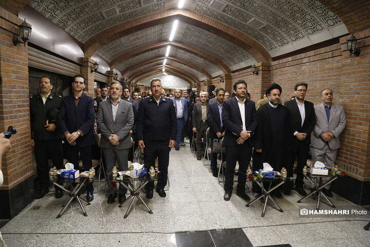 افتتاح زیر گذر وپیاده راه چهار راه گلوبندک