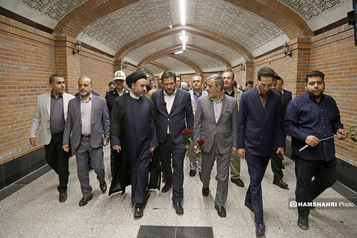 افتتاح زیر گذر وپیاده راه چهار راه گلوبندک