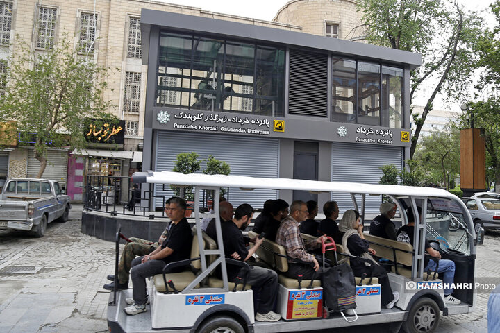 افتتاح زیر گذر وپیاده راه چهار راه گلوبندک