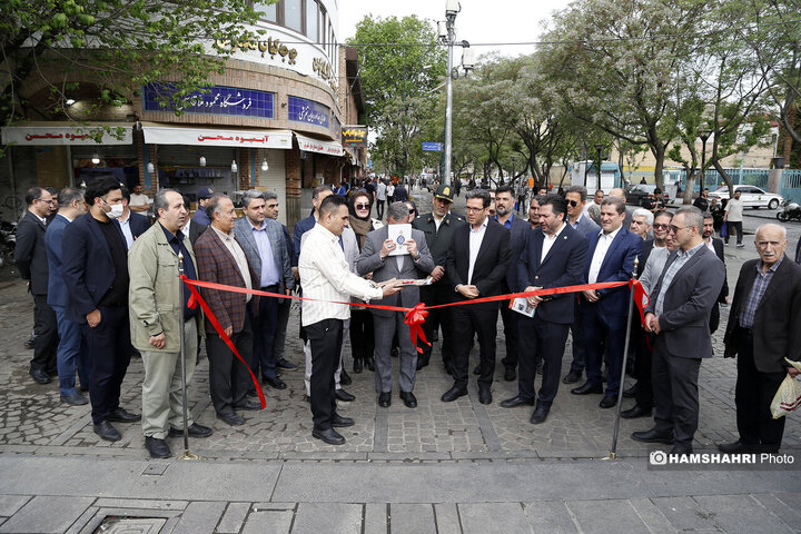 افتتاح زیر گذر وپیاده راه چهار راه گلوبندک