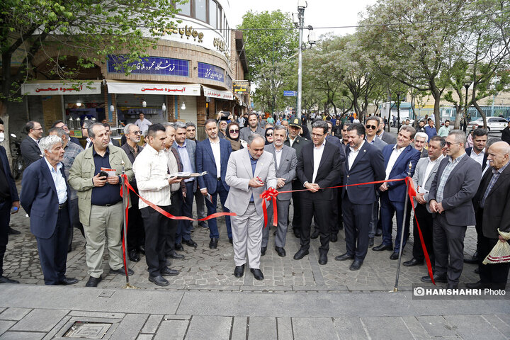 افتتاح زیر گذر وپیاده راه چهار راه گلوبندک