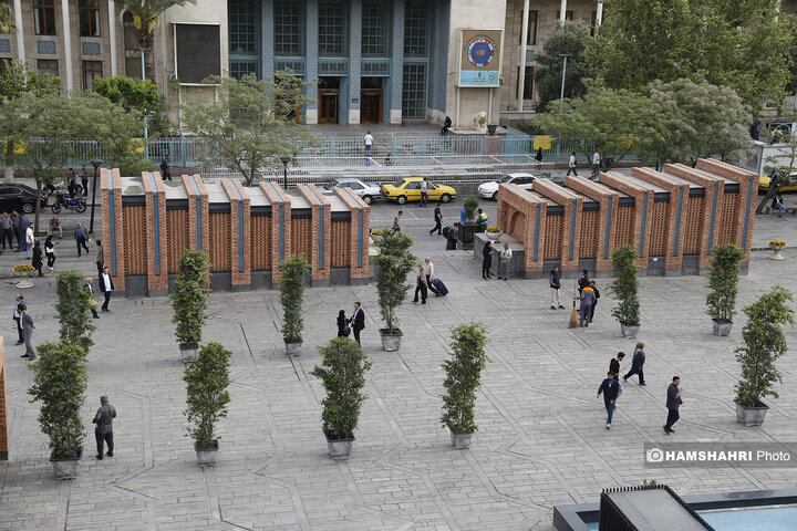 افتتاح زیر گذر وپیاده راه چهار راه گلوبندک