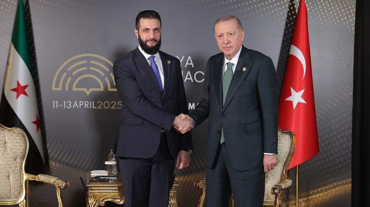 دیدار رهبران تحریرالشام و رئیس جمهور ترکیه | تصاویر