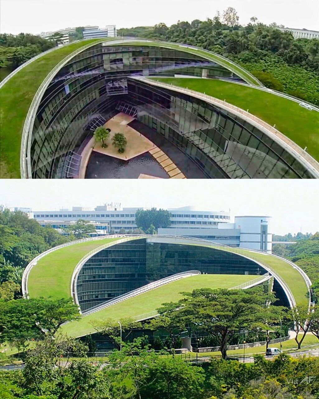 ساختمان این دانشگاه یک اثر هنری معماری مهندسی است | عکس