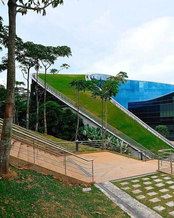 ساختمان این دانشگاه یک اثر هنری معماری مهندسی است | عکس