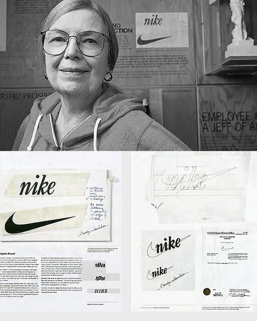 این زن، طراح لوگو معروف نایکی است+ عکس