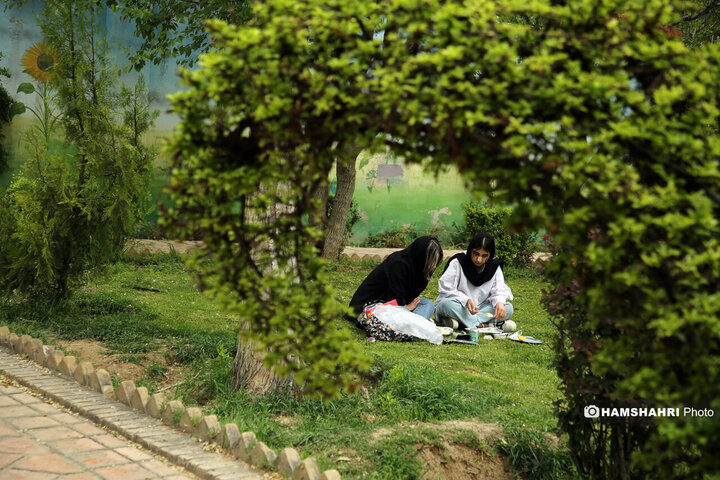 فصل بهار در کوچه پس کوچه های تهران