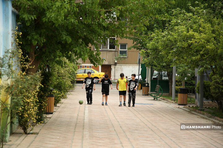 فصل بهار در کوچه پس کوچه های تهران