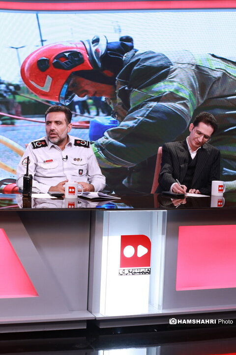 میزگرد ایمنی بازار تهران در استودیو همشهری