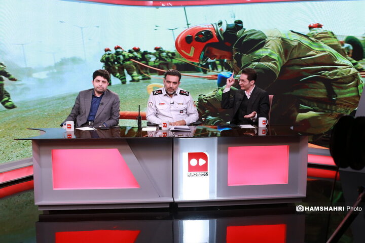 میزگرد ایمنی بازار تهران در استودیو همشهری